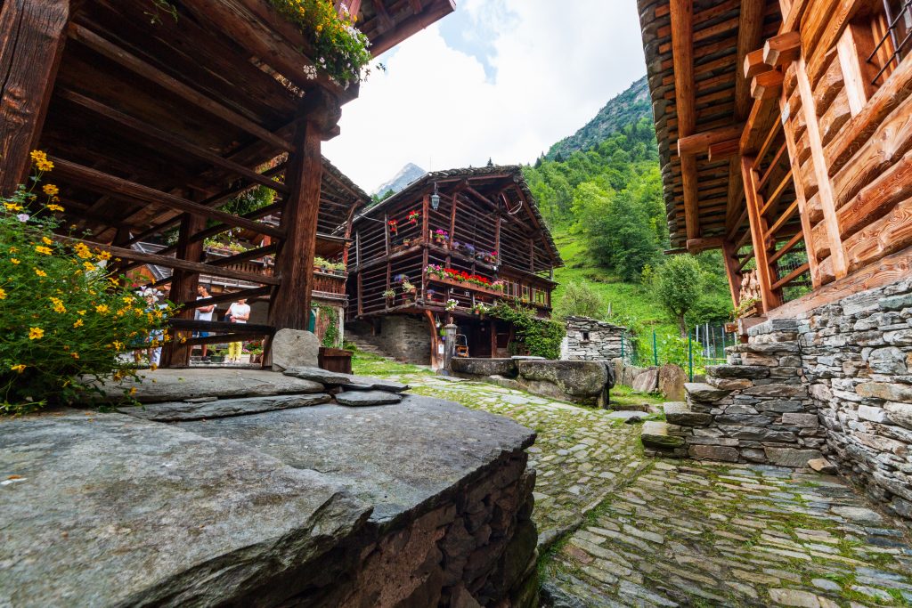 Case Walser ad Alagna. Foto @ Shutterstock