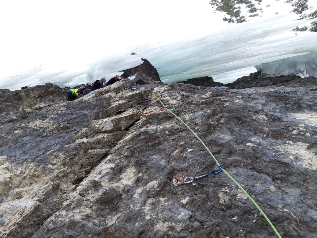 Durante la salita di "Eremit". Foto archivio Simon Messner