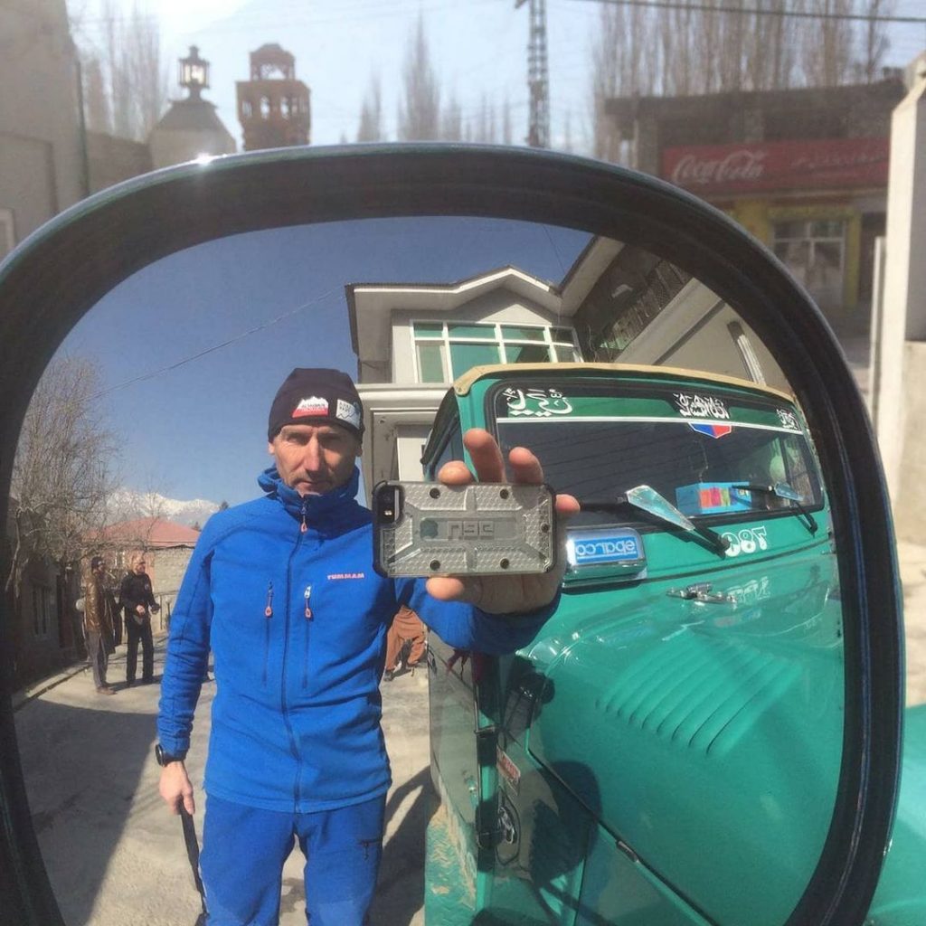 Janusz Golab a Hushe. Foto @ Golab