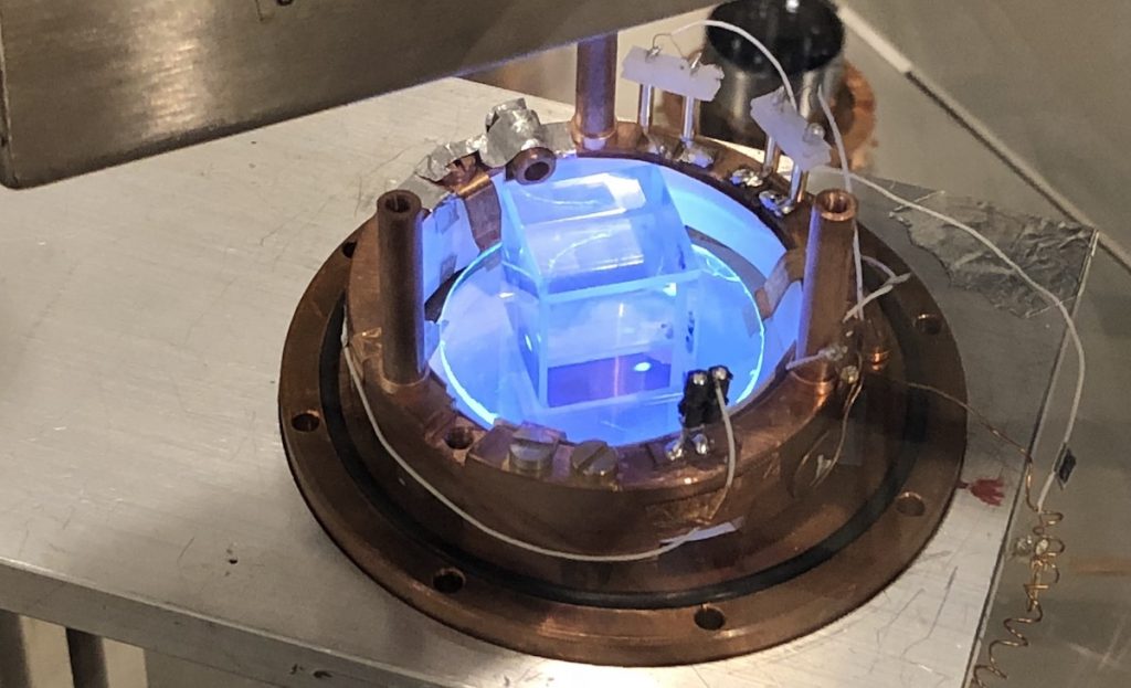 Cristallo di ioduro di sodio - Foto GSSI