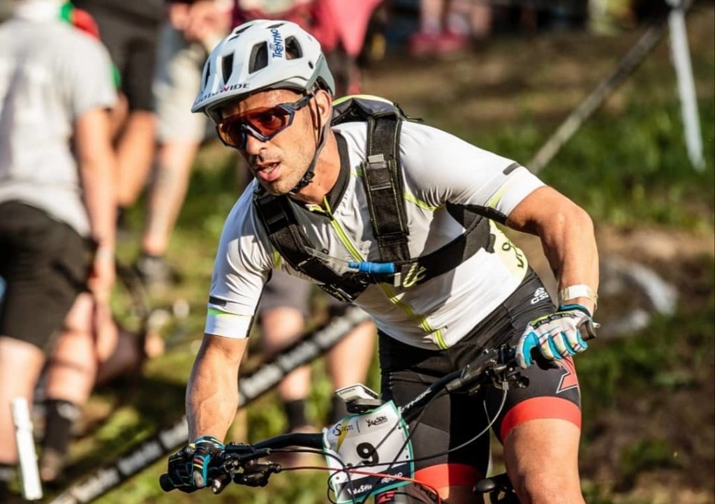 Marco in gara. Foto archivio Marco Melandri