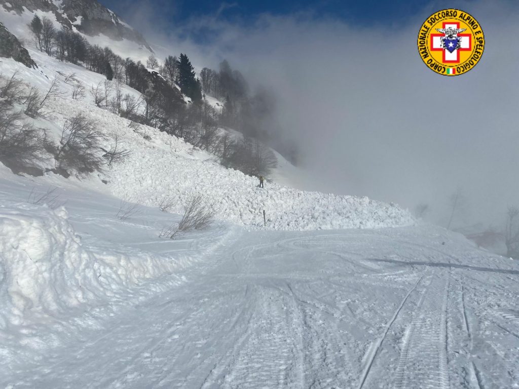 Valanga Piancavallo - Foto CNSAS FVG