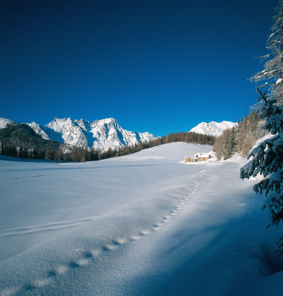 La frazione Petosan di La Thuile. Foto Diego Cesare