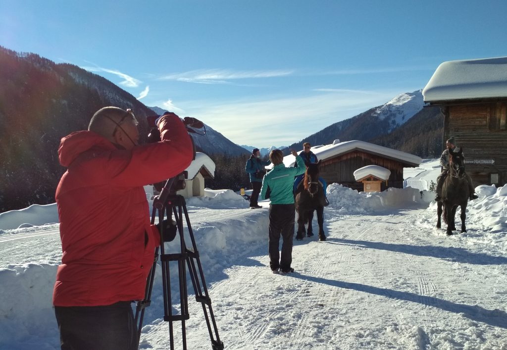 Riprese di Linea Bianca in Valle Aurina - Foto SMSTUDIO