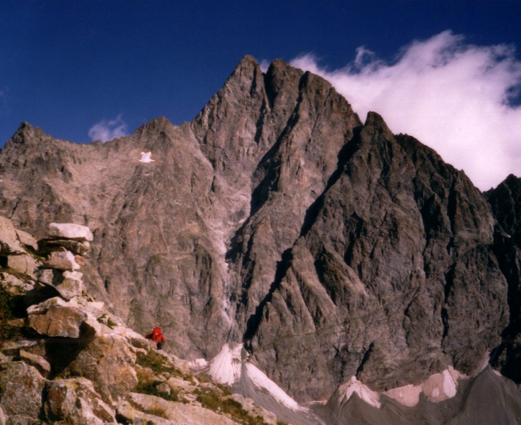 La parete nord-est del Pic d