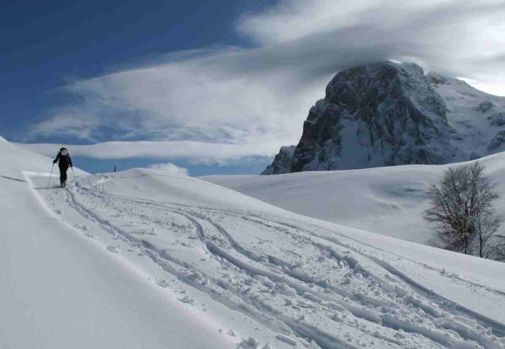 Piano del Laghetto, qui passerebbe la strada 