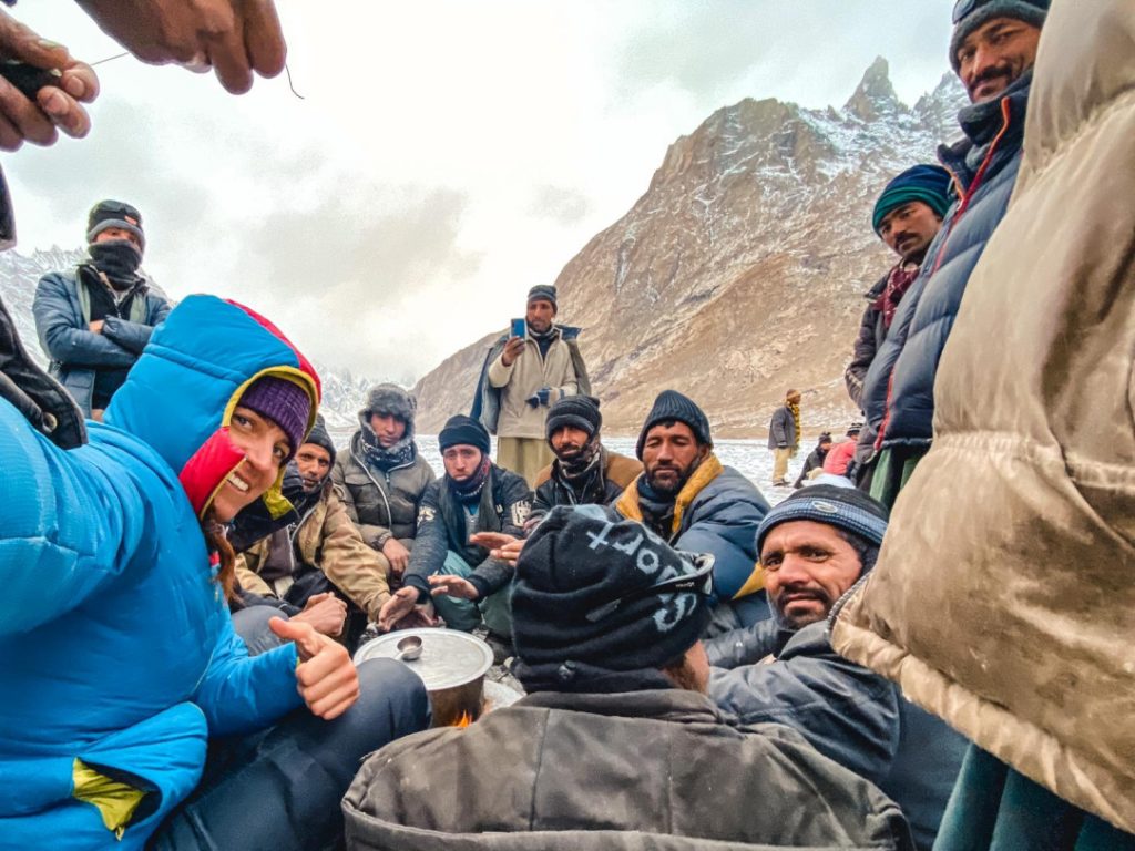 Durante il trekking. Foto @ Tamara Lunger