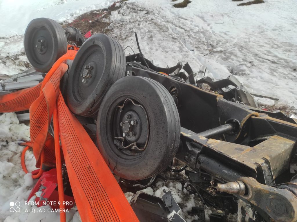 Resti del battipista. 