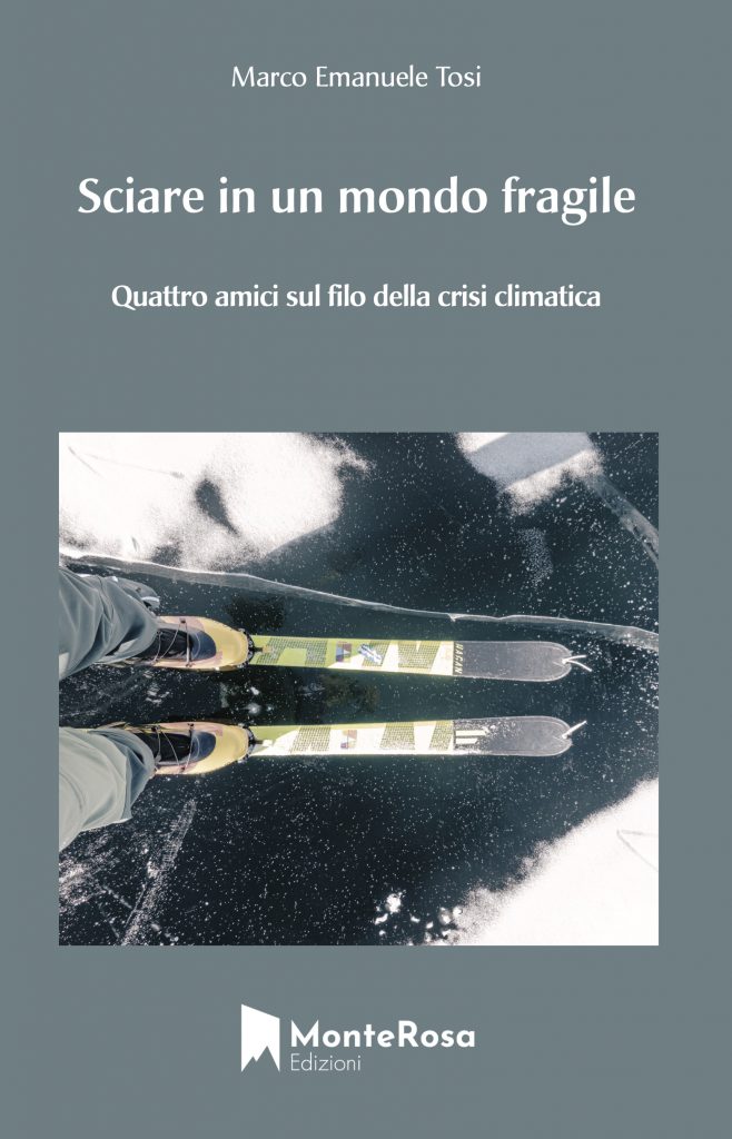 La copertina del libro "Sciare in un mondo fragile"