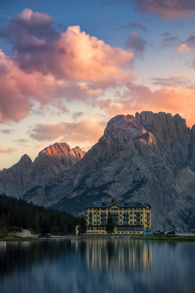 Tramonto su Lago di Misurina - Foto Massimiliano Morosinotto