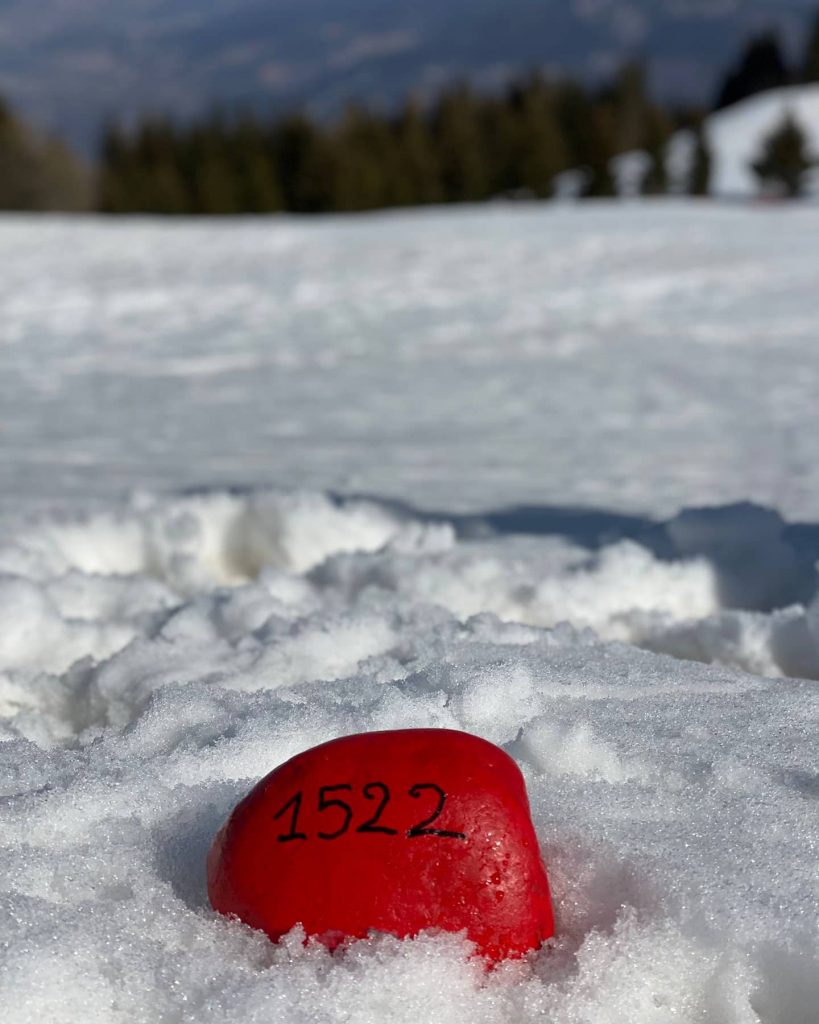 Sulla neve del Bondone - Foto FB WIRun Trento