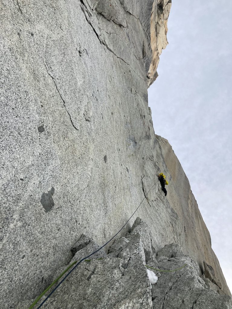 Pilastro Sud-Ovest del Petit Dru - Foto FB Korra Pesce