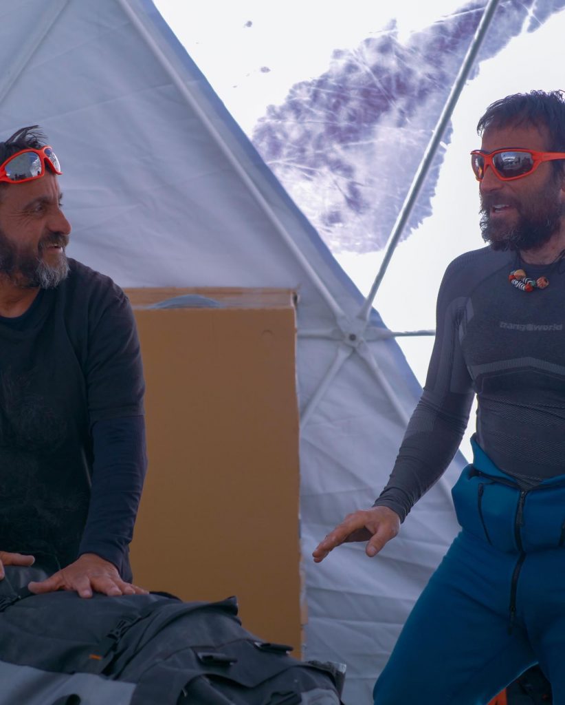 Alvarez e Txikon. Foto @ Alex Txikon