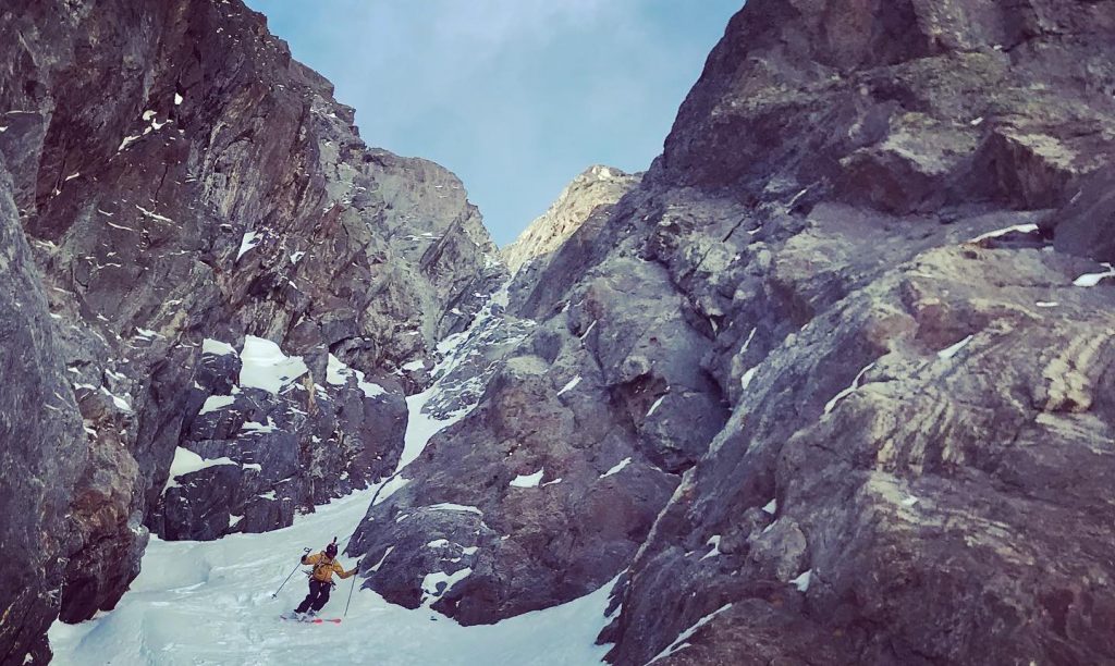 Vivian Bruchez nella parte inferiore della via - Foto FB Paul Bonhomme