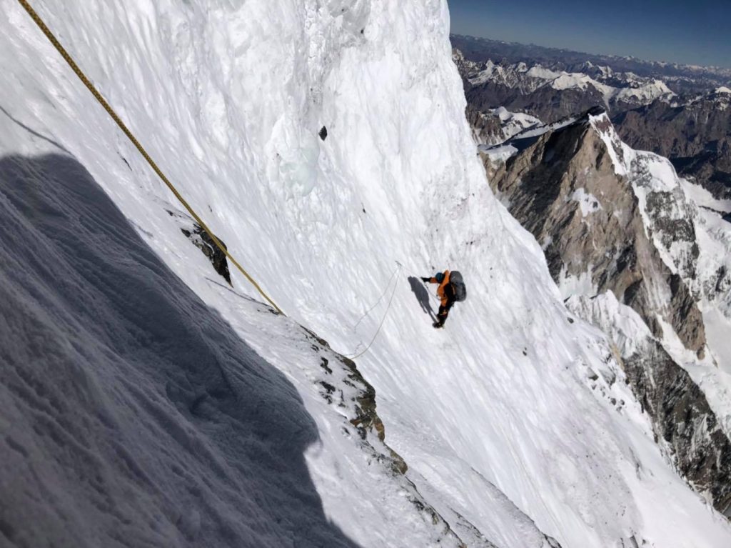 Il giorno di vetta. Foto @ Mingma G. 