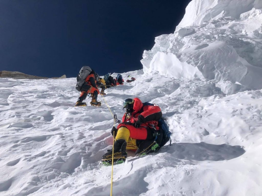 Il giorno di vetta. Foto @ Mingma G. 