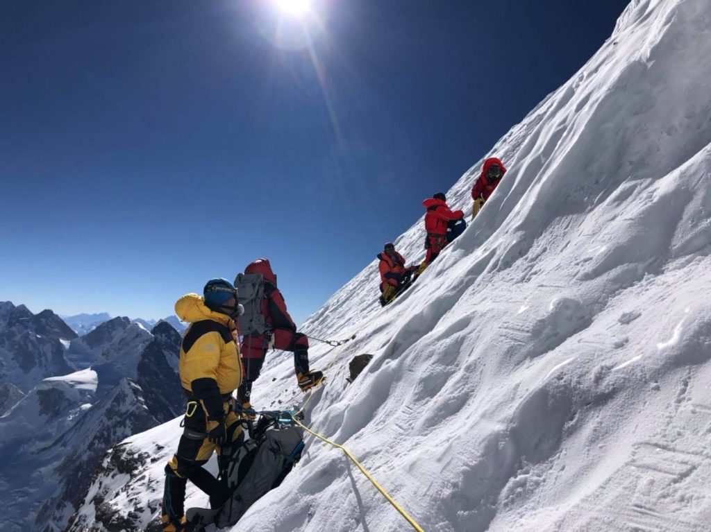 Il giorno di vetta. Foto @ Mingma G. 