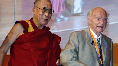 Heinrich Harrer con il Dalai Lama @ ANSA