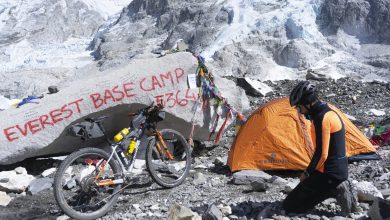 Photo of Omar Di Felice al campo base dell’Everest: “Un sogno che si avvera”