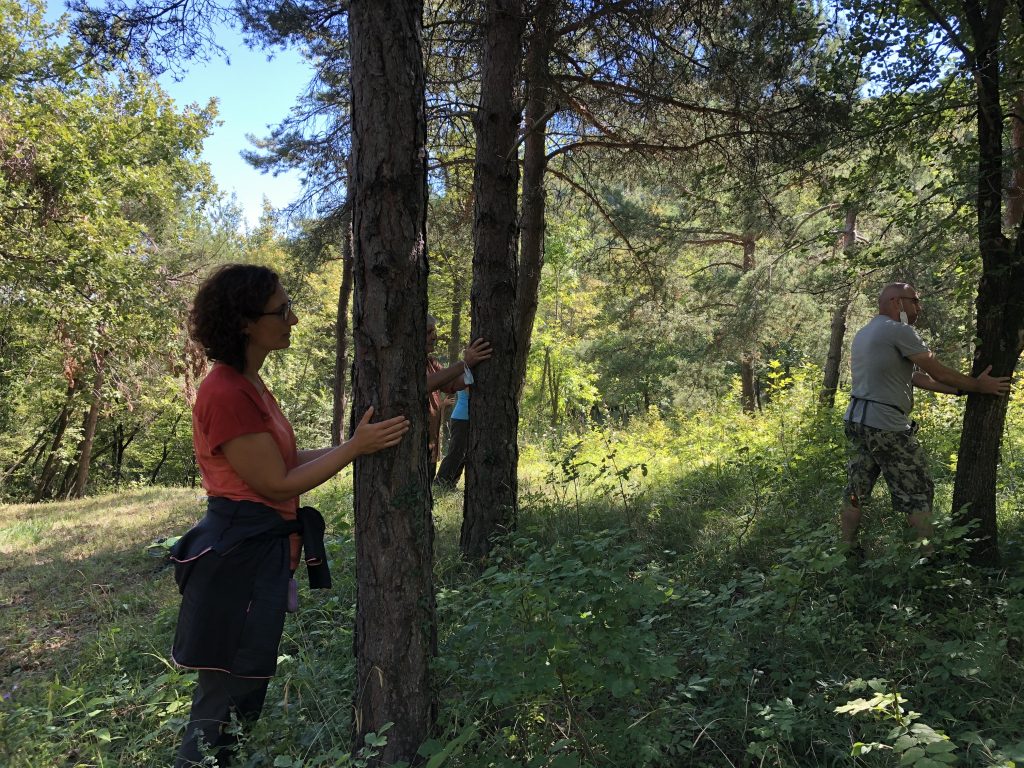 Contatto con il legno a Monte Duro. Foto Francesco Meneguzzo