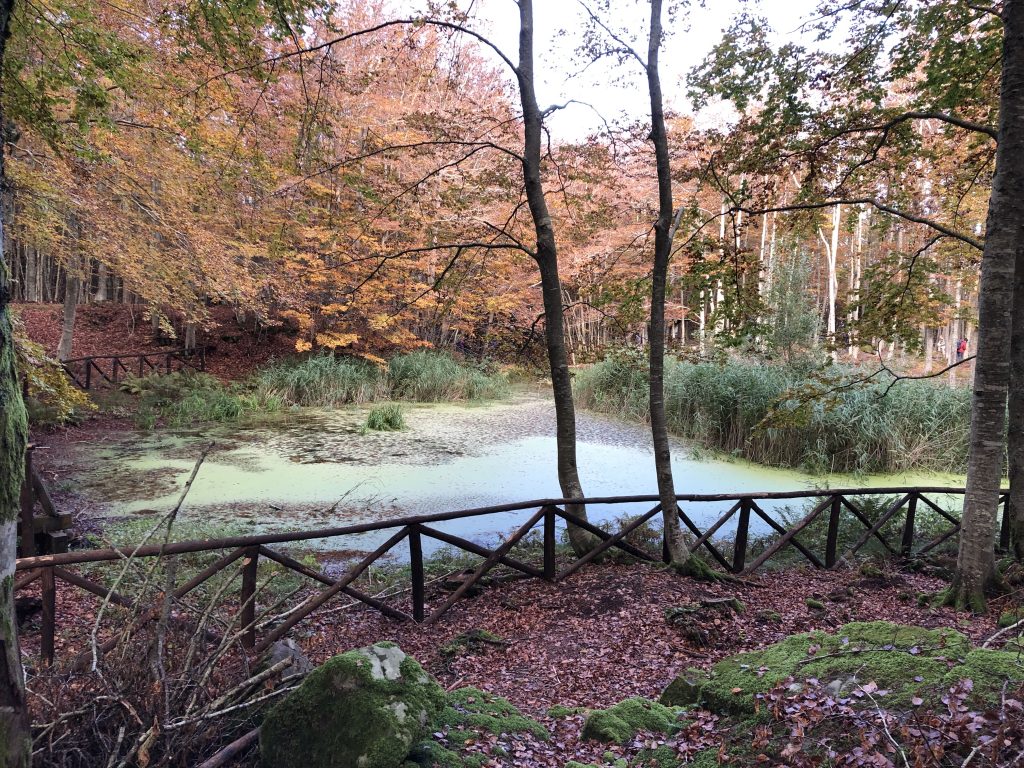 Un momento della sessione a Monte Duro. L