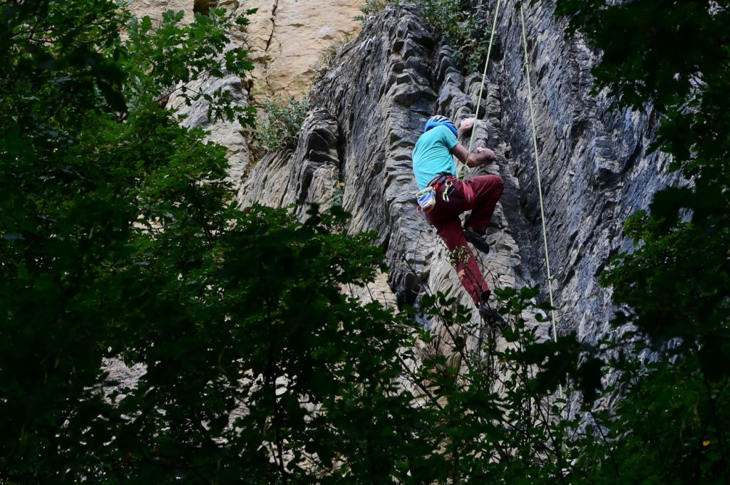 Pietra di Bismantova, arrampicata