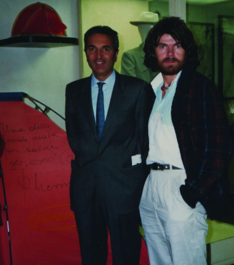 Quella tra Ferrino e Messner è stata una delle principali collaborazioni dell