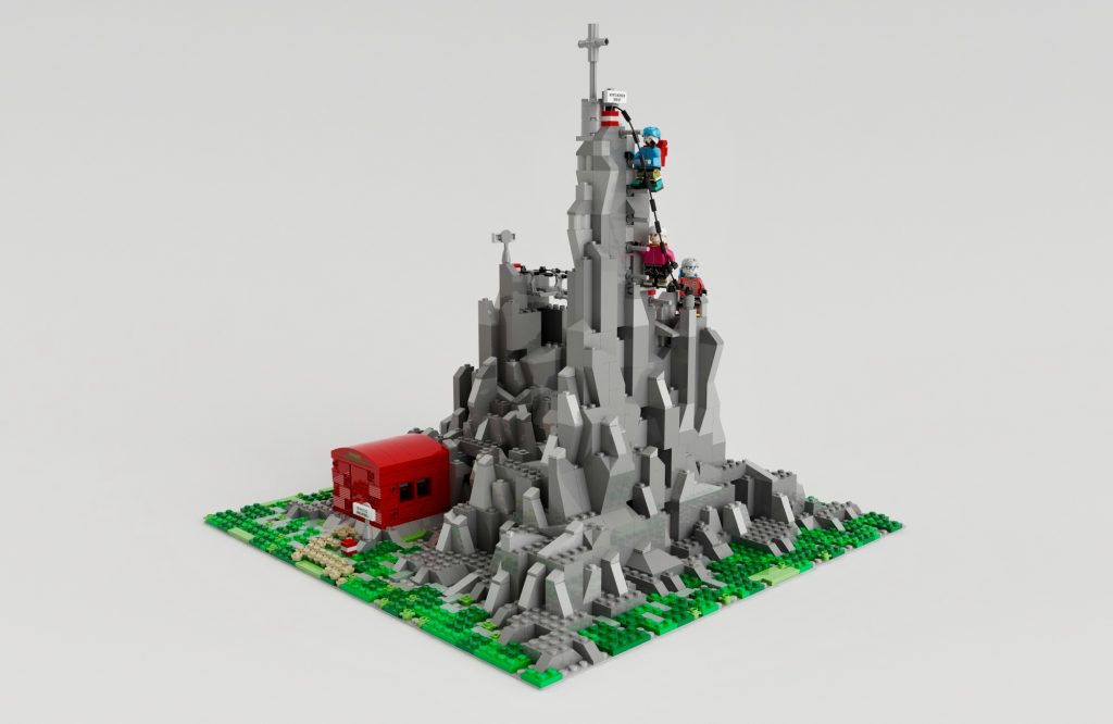 Via Ferrata al Morben 3099 mt - Foto @LEGO IDEAS