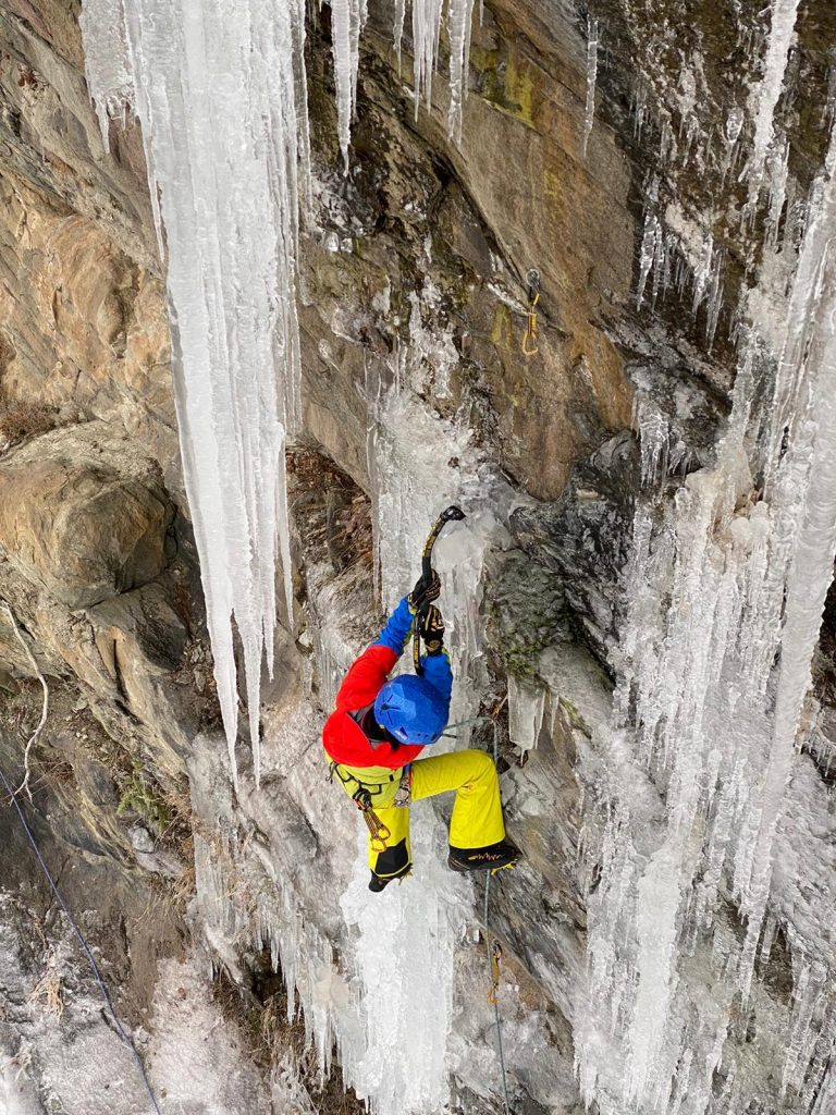 Anna Torretta su ghiaccio. Foto M. Spataro