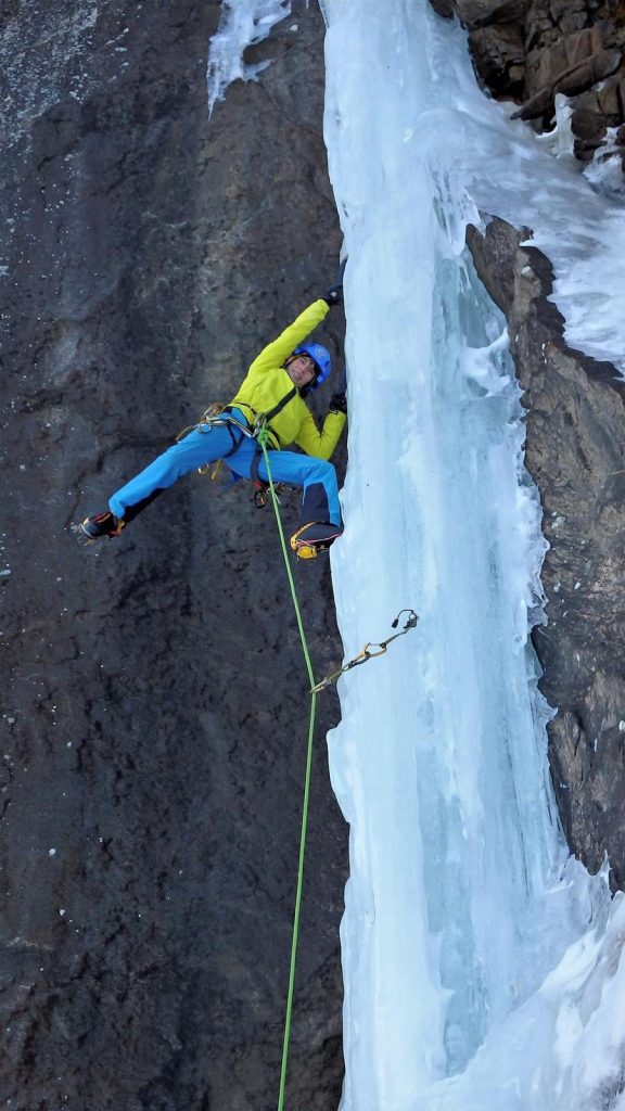 Anna Torretta su ghiaccio. Foto S. Im