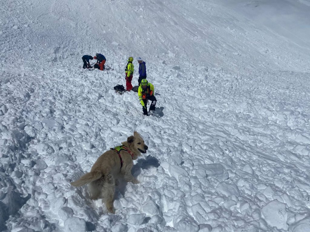 Intervento a Col Fourchon - Foto CNSAS VDA