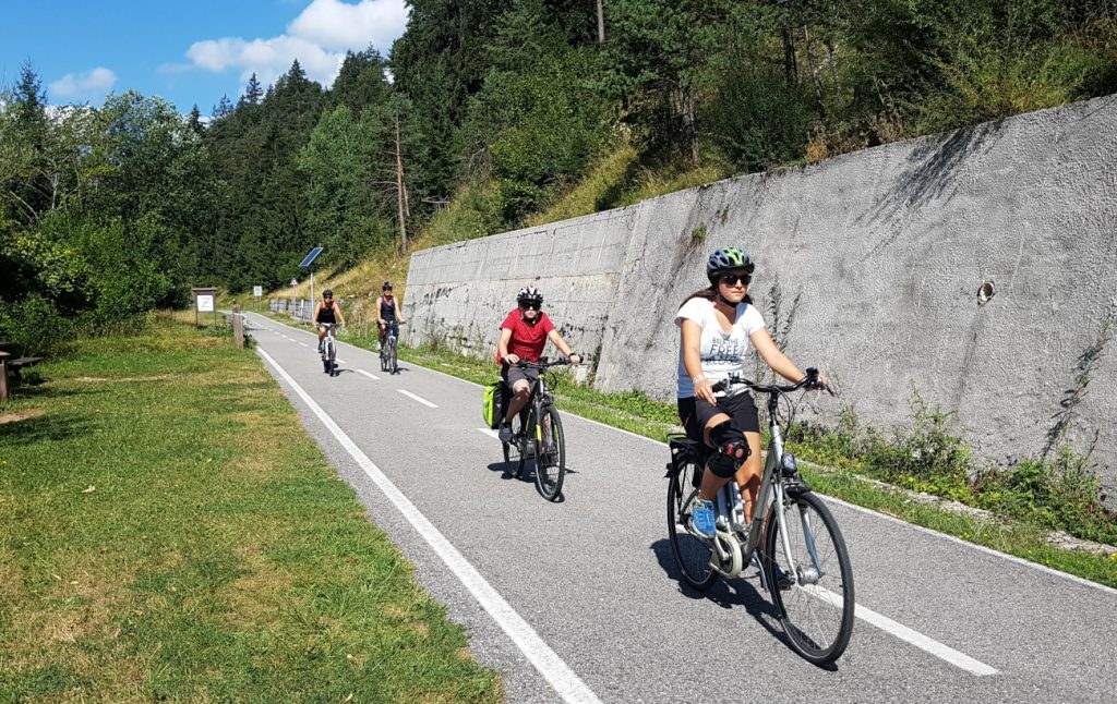 La ciclabile a Tarvisio