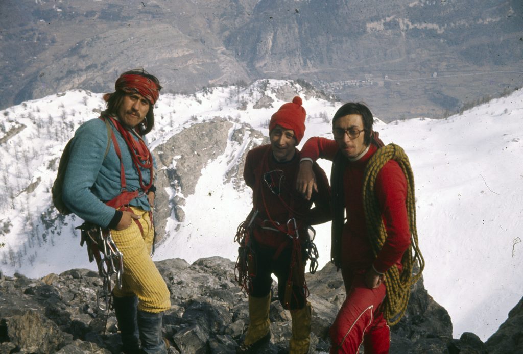 Gian Carlo Grassi in sull’ Orsiera, foto concessa dalla Biblioteca Nazionale CAI