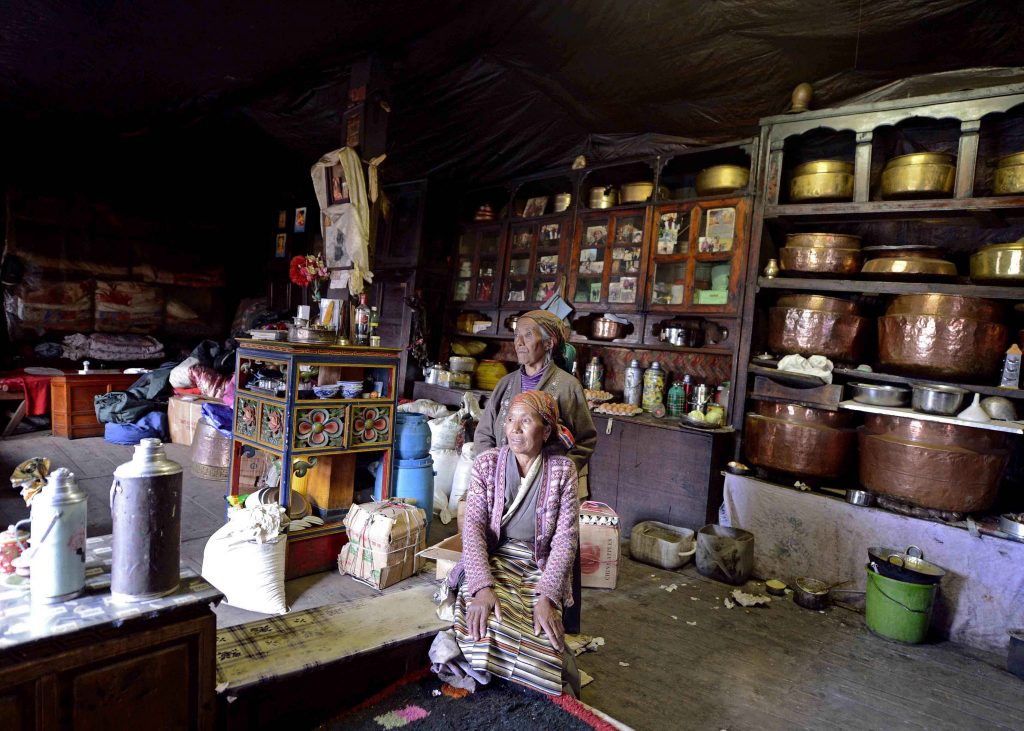 Interno di una casa tipica di Namche Bazaar 
