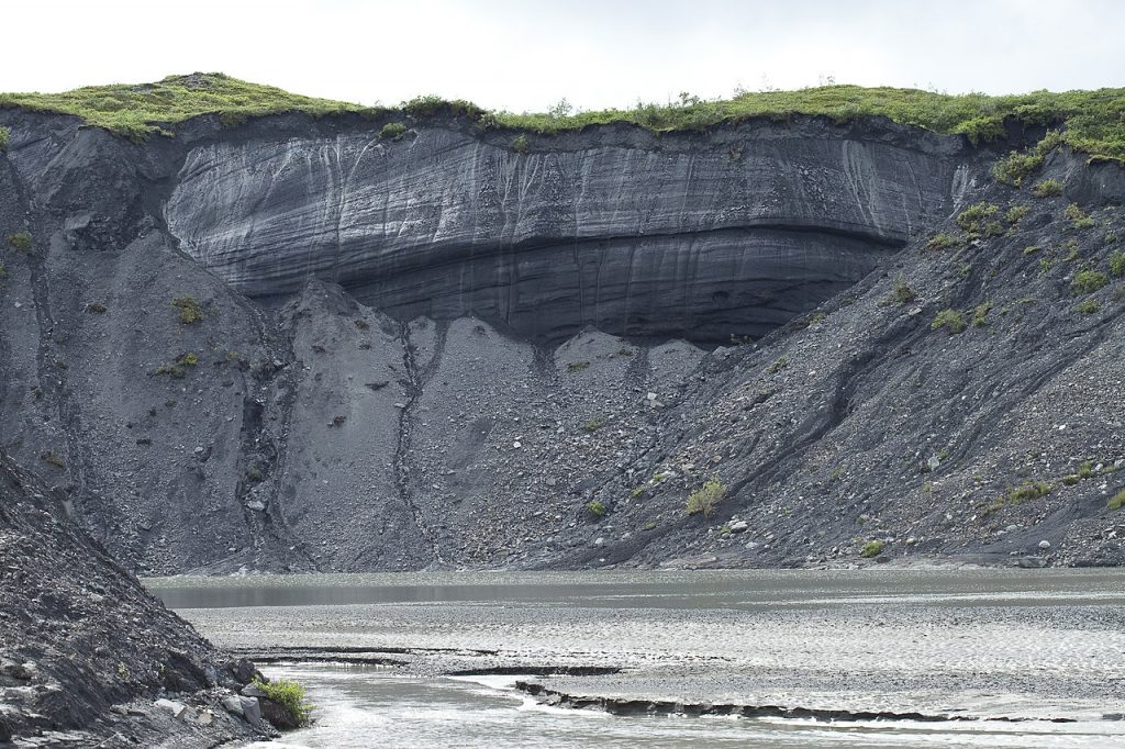 Particolare del ghiacciaio Muldrow - Foto Wikimedia Commons Ph. Jacob W. Frank