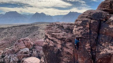 Photo of Alex Honnold in free solo su 3 vie multipitch di Red Rock