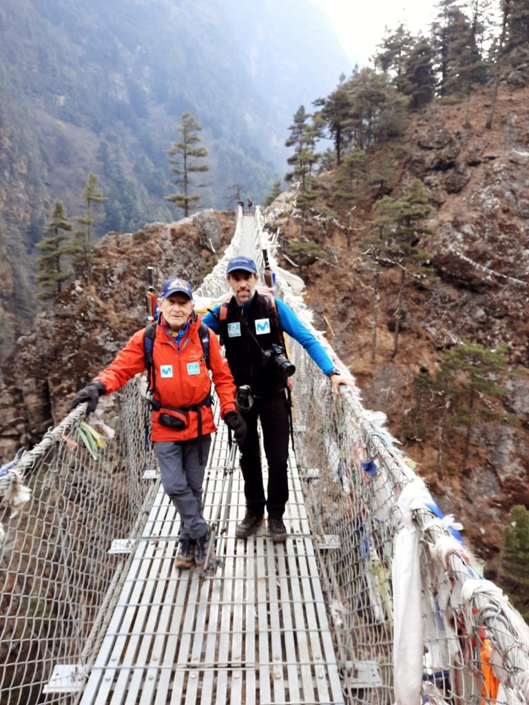 Acclimatazione nella Khumbu Valley - Foto Yo Subo con Carlos Soria