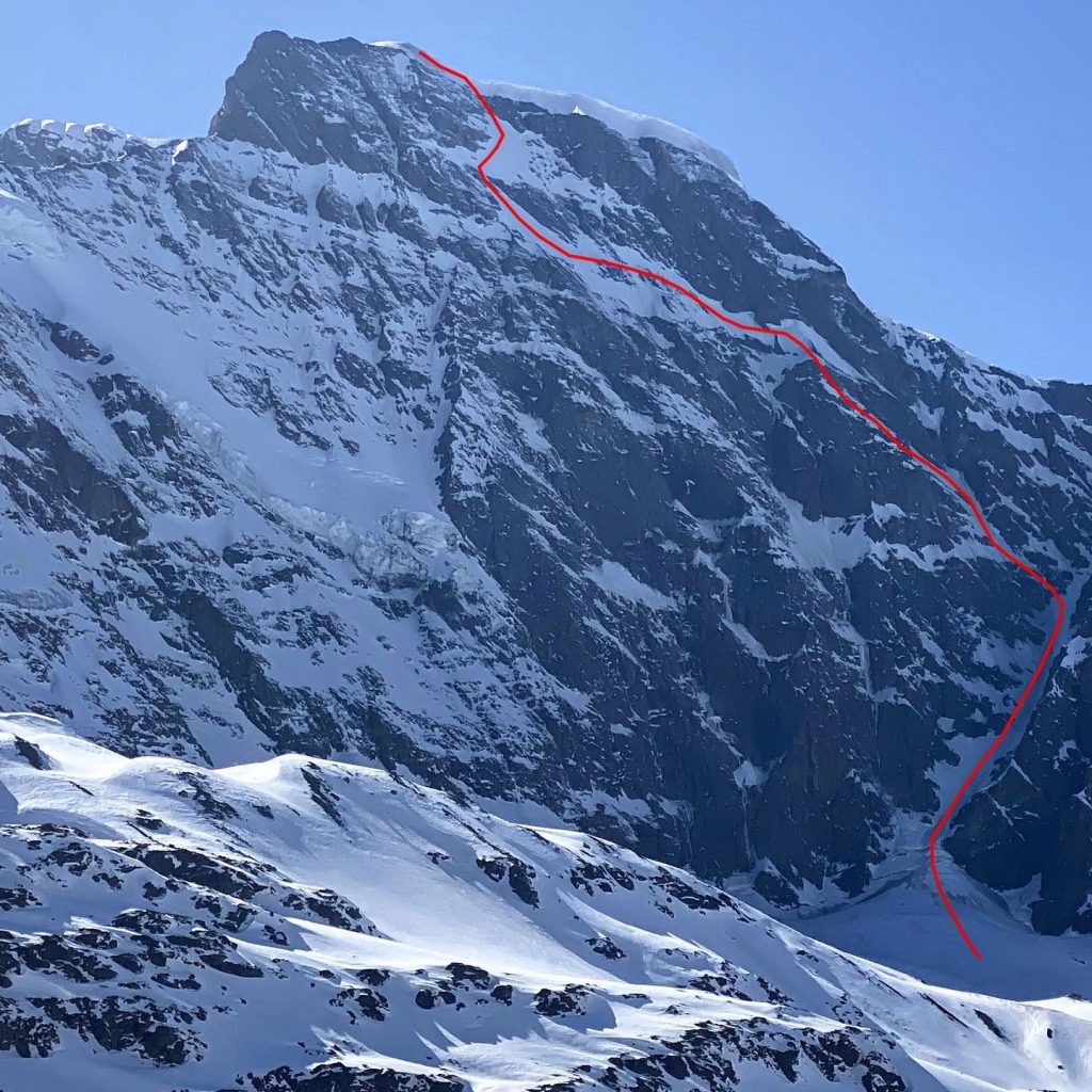 "Les Piliers de Bagnes" - Foto FB Vivian Bruchez Steep Skier Mountain Guide