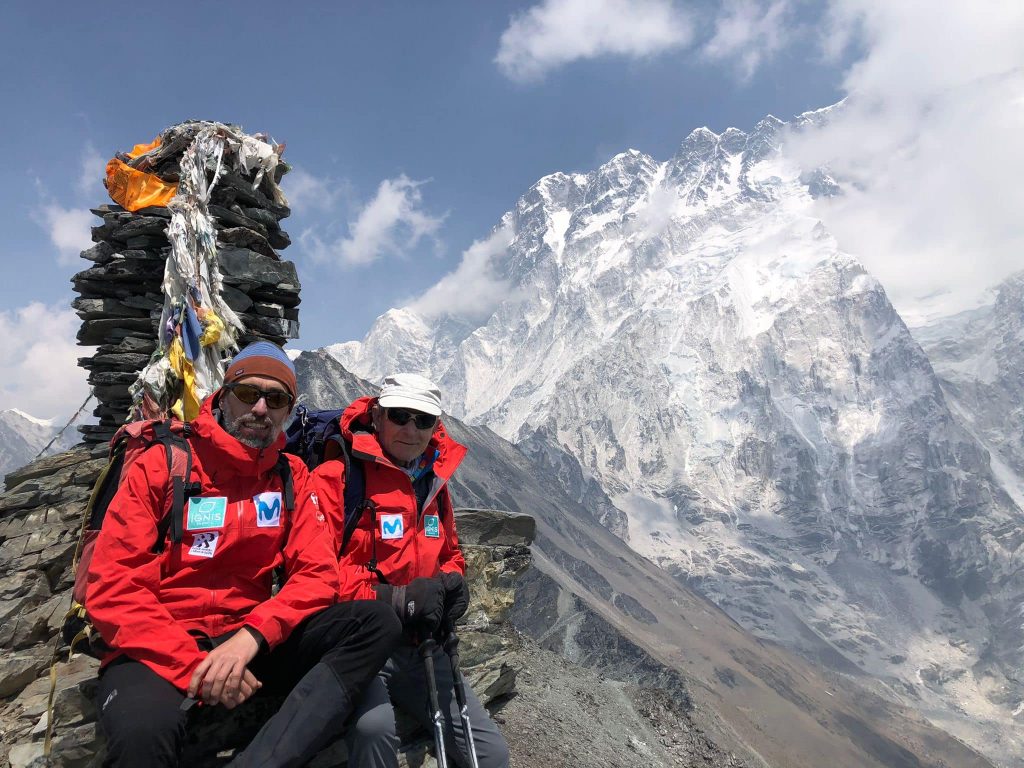 Acclimatazione nella Khumbu Valley  - Foto Yo Subo con Carlos Soria