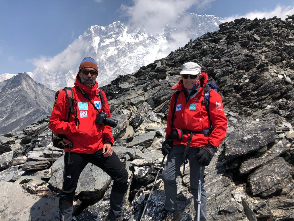 Acclimatazione nella Khumbu Valley  - Foto Yo Subo con Carlos Soria