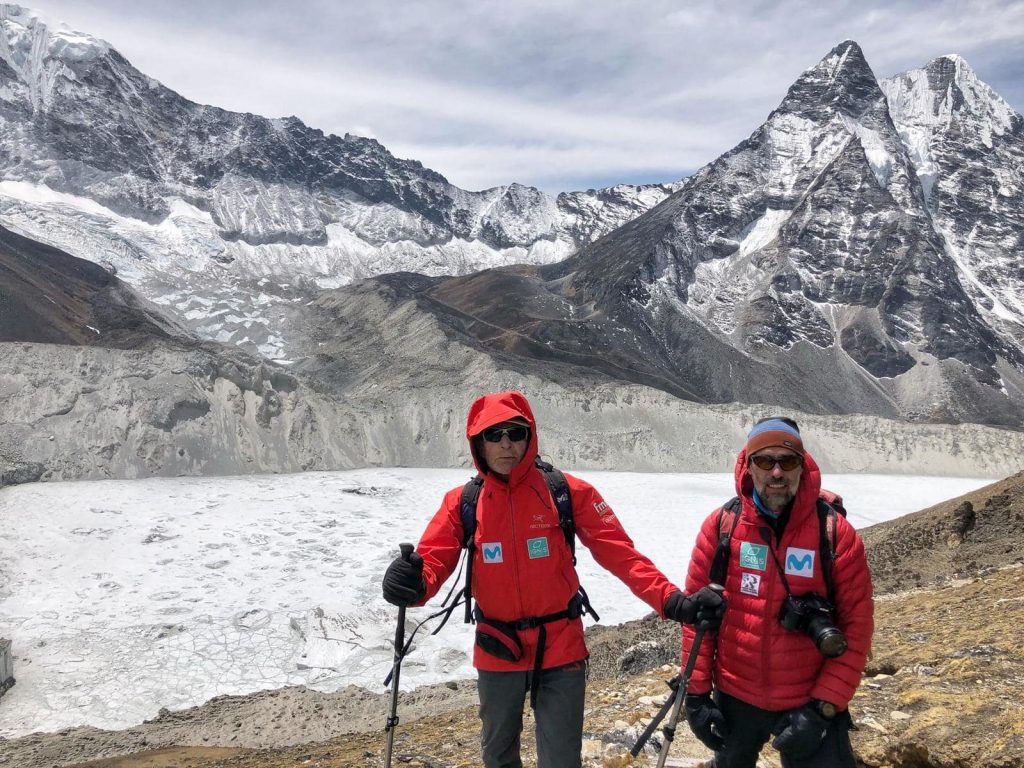 Acclimatazione nella Khumbu Valley - Foto Yo Subo con Carlos Soria