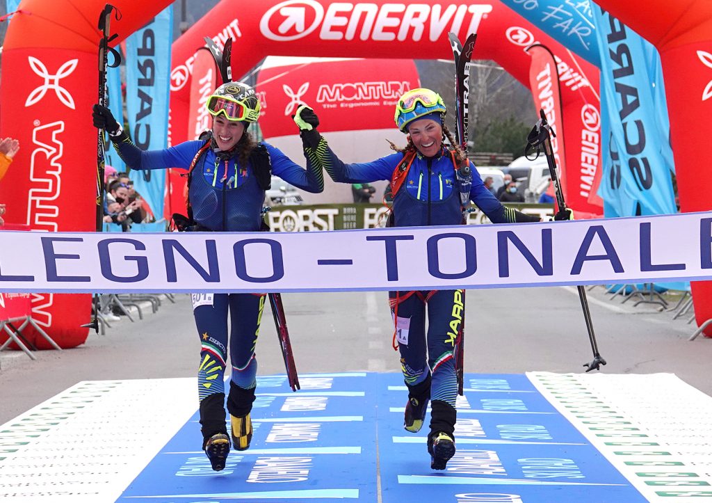 Arrivo Giulia Murada e Giulia Compagnoni - Foto Torri, Piazzi, Meneghello, Martini