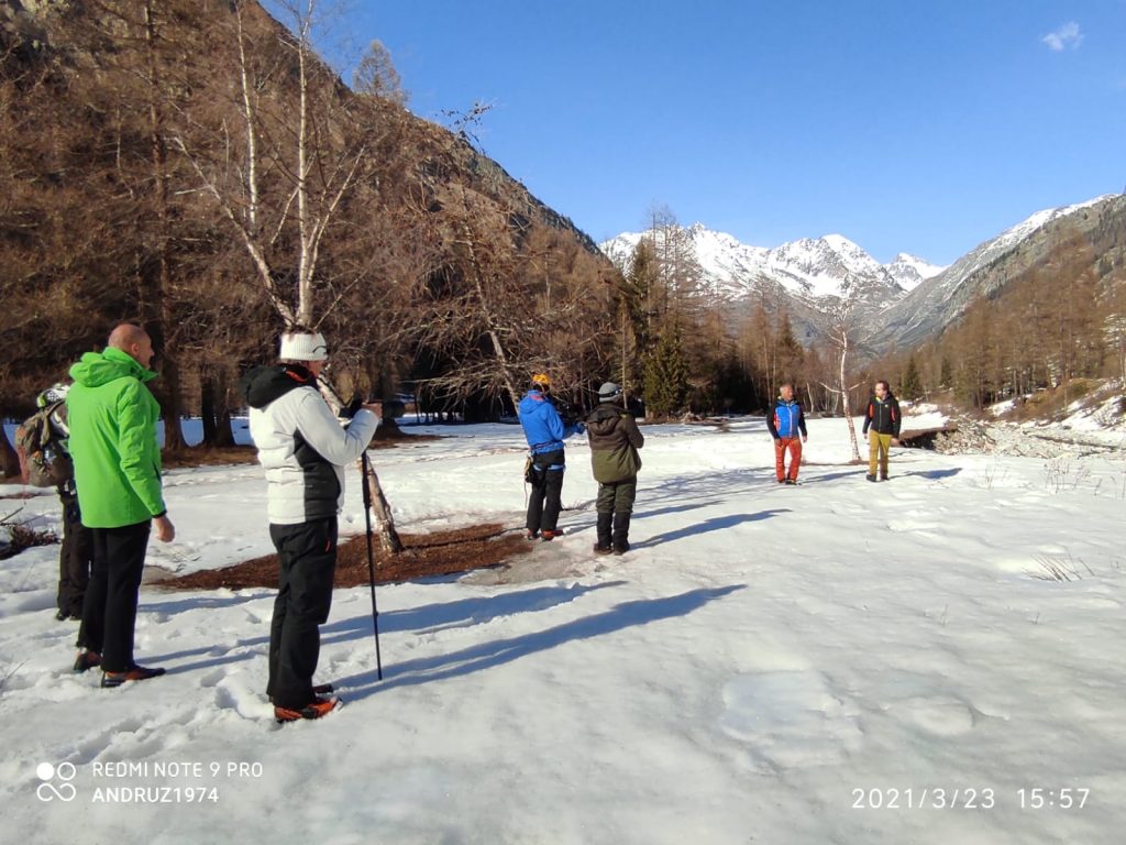 Riprese a Cogne - Foto RAI - Linea Bianca