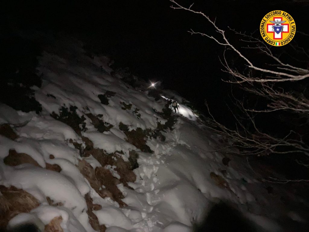 Intervento sul Monte Rodolino - Foto CNSAS FVG