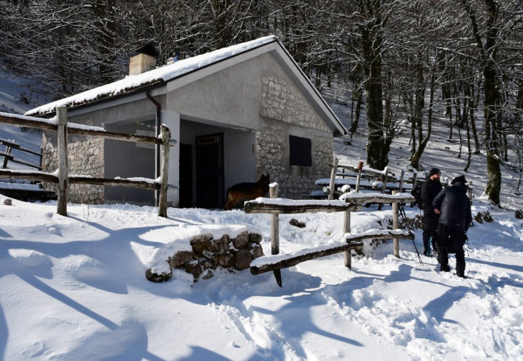 Il rifugio di Valle Lattara