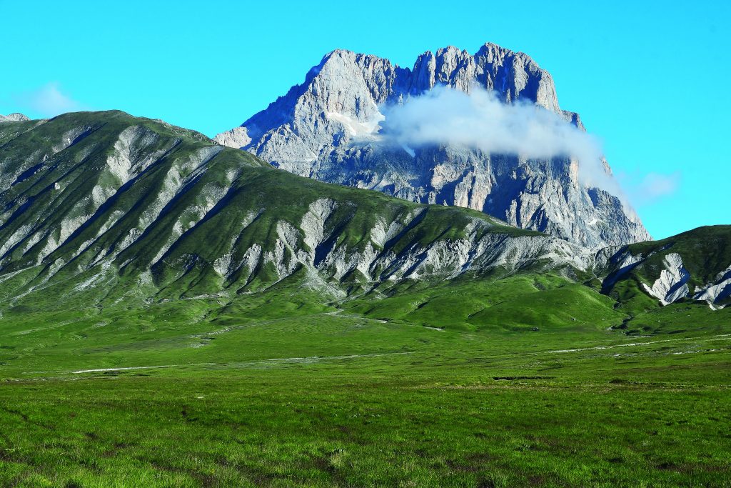 Gran Sasso - Corno Grande da Campo Imperatore - Foto Stefano Ardito
