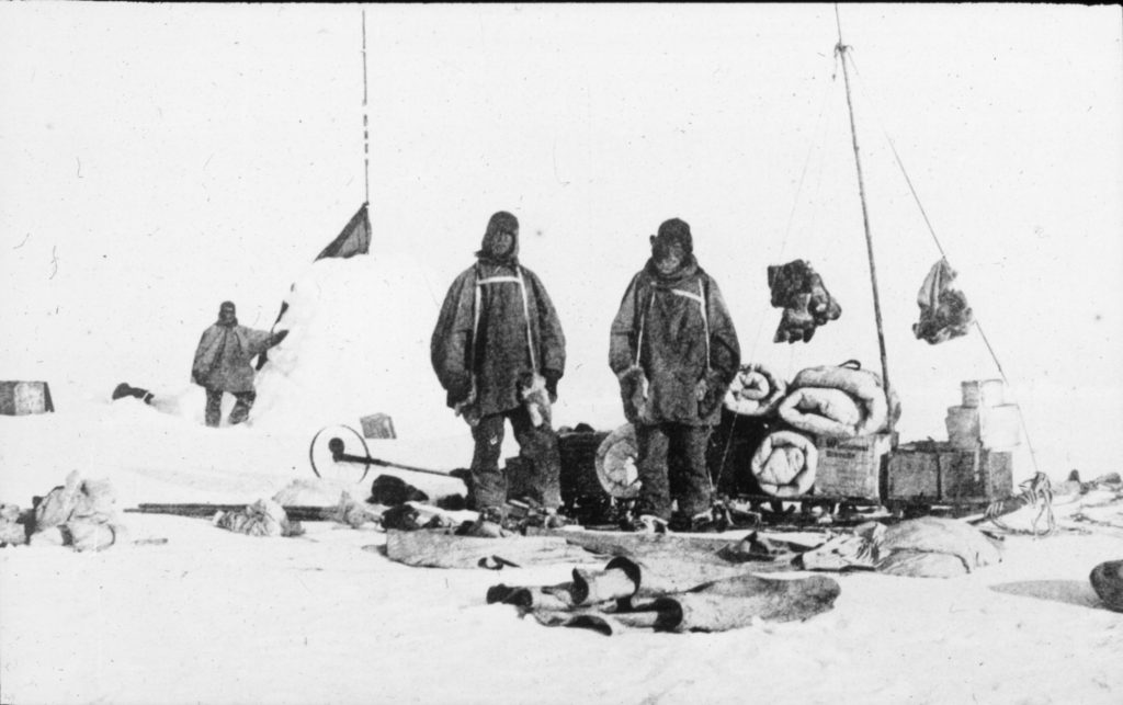 Spedizione Nimrod (1907-09) in Antartide. Foto @ wikimedia commons - Alfred Wegener Institute for Polar and Marine Research