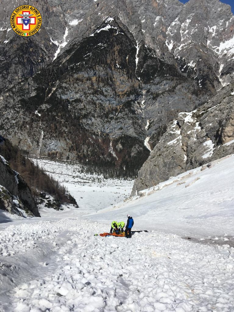 Intervento a Forcella Antelao - Foto CNSAS Veneto