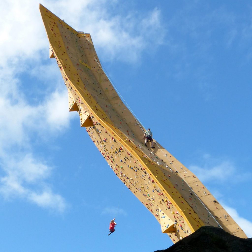 Arrampicare su Excalibur. Foto @ Klimcentrum Bjoeks FB