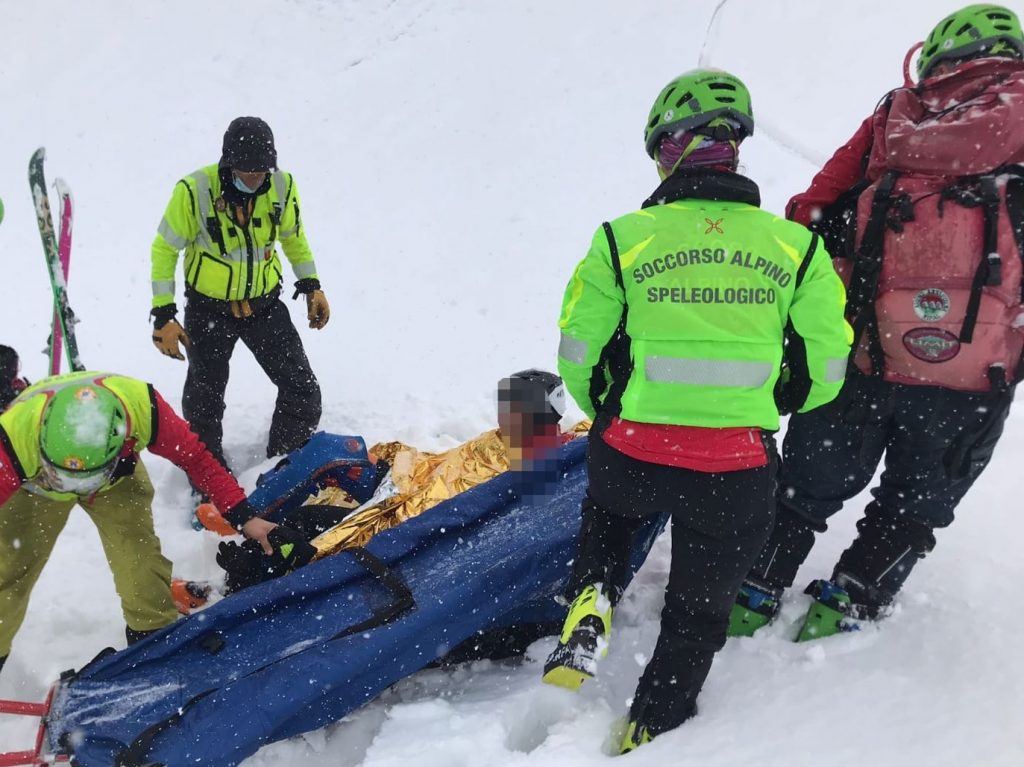 Intervento Sestriere - Foto FB CNSAS